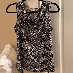 Calvin Klein Medium cowlneck sleeveless top